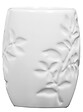 GALEDO - Gobelet Bouquet céramique blanc - vignette