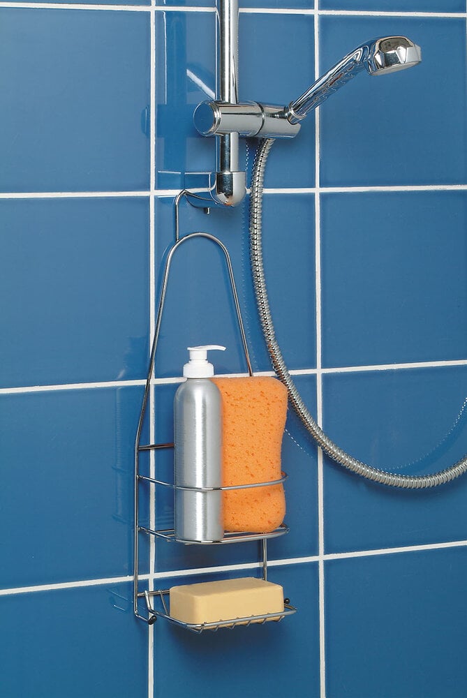 Valet de douche Tétra Minor métal chromé Bricorama