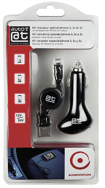 Prise allume-cigare 12-24V 2,1A avec USB AUTO-T