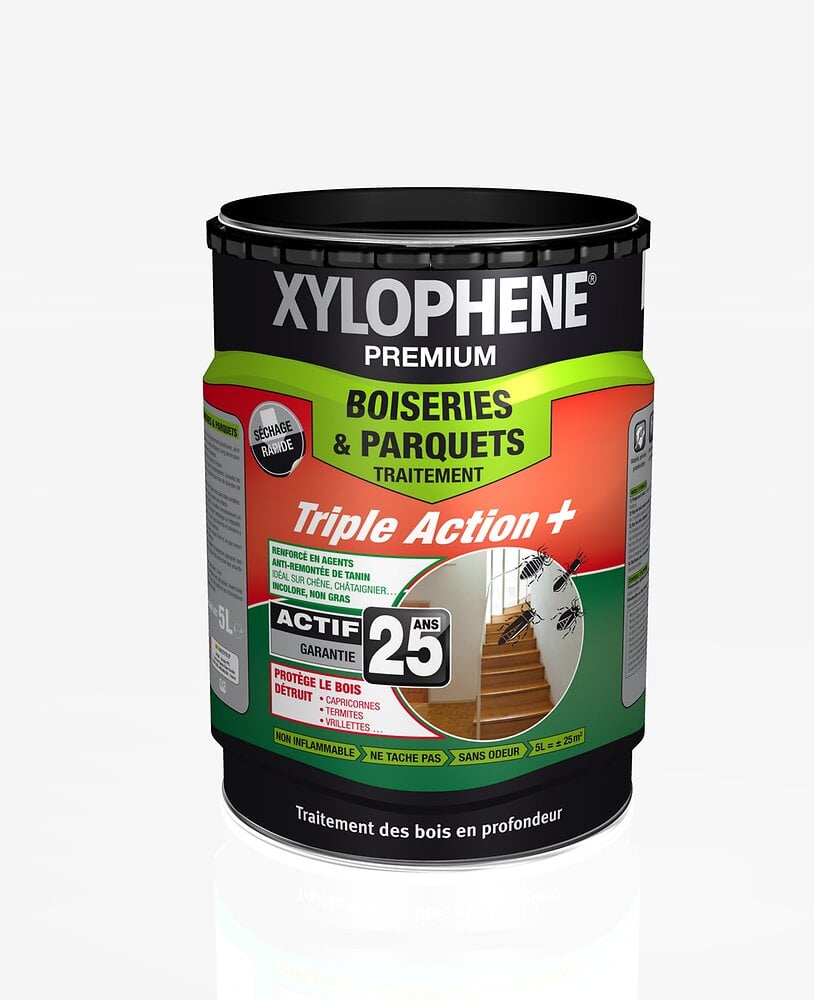 XYLOPHENE - Traitement boiseries-parquets Pot 5l expertise 60 ans - large