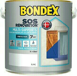 BONDEX - Peinture renovation multi-supports Brun Pot 2l - large