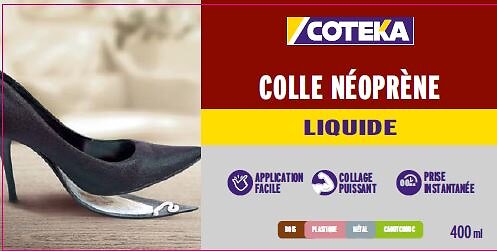COTEKA - Colle néoprene liquide 400ml - large