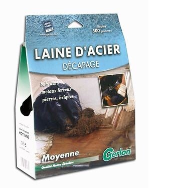 Lot De 12 Tampons En Laine D’acier Inox Gerlon - Décrassage Et Détartrage Cuisine/salle De Bain