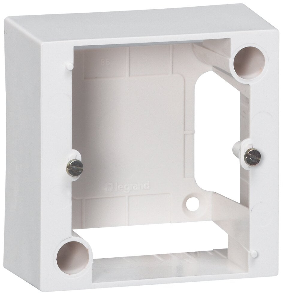 Cadre 1 poste pour pose en saillie prise 20A 82x82x40mm Bricorama Cadre 1 poste pour pose en saillie prise 20A 82x82x40mm Bricorama