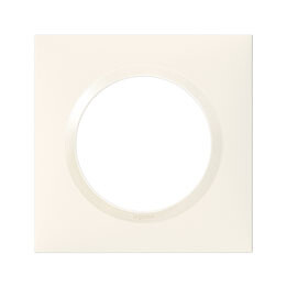 LEGRAND - Plaque carrée dooxie 1 poste finition blanc - vignette