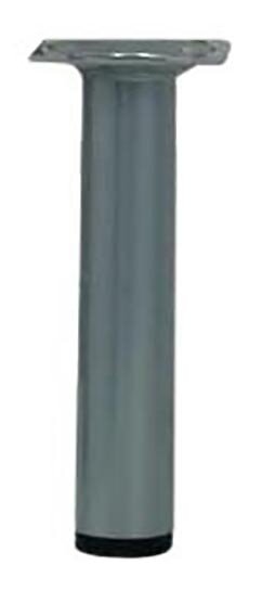 BAR PLUS - Pied de meuble cylindre acier gris D.3cm hauteur 15cm - large
