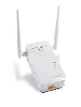 METRONIC - Répéteur Wi-Fi 300mb-s - blanc - large