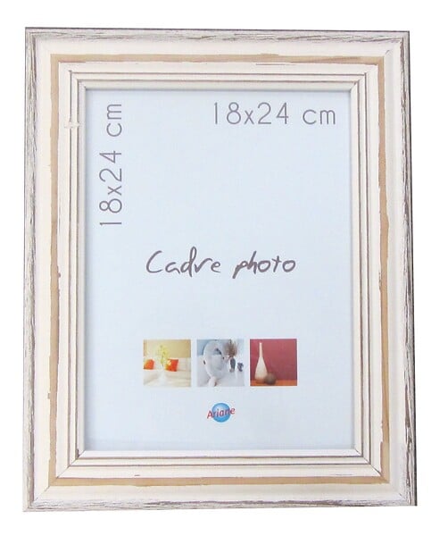 Cadre photo bois blanc 50x70cm : l'unité à Prix Carrefour