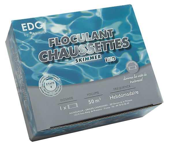 Floculant cartouches GRE Piscines 1 kg pour piscine