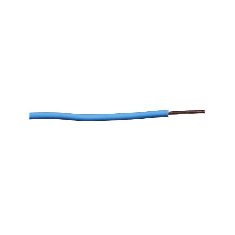 BRICELEC - Câble électrique H07VU 1,5mm² bleu 25m - large