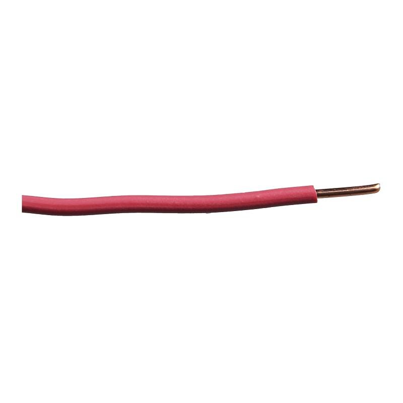 BRICELEC - Câble électrique H07VU 2,5mm² rouge 10m - large