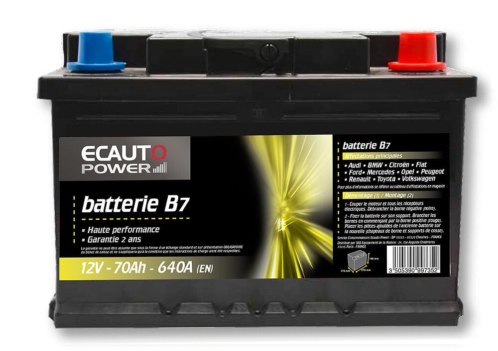 Batterie 70ah/640a ECAUTO