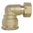 SOMATHERM FOR YOU - Raccord laiton coudé SUMO pour tube PE Ø25 mm - Ecrou tournant 3/4 - vignette
