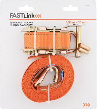 Sangle à cliquet Fastlink orange 4,5 m x 35 mm Master Lock