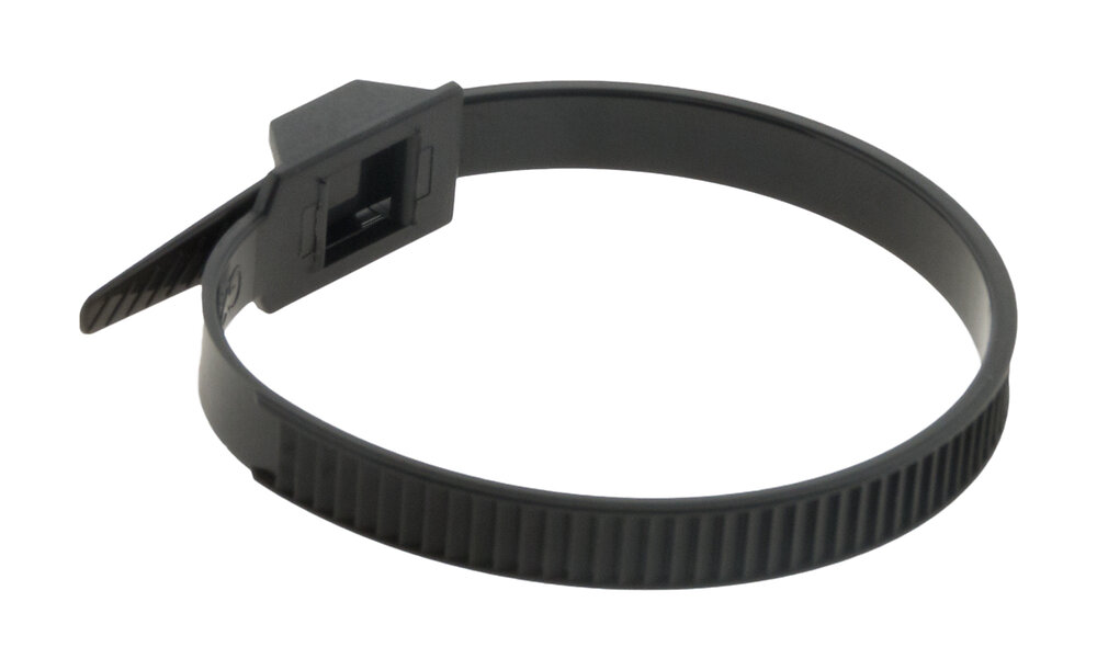 ZENITECH - 20 colliers de câblage 6x114mm noir - large