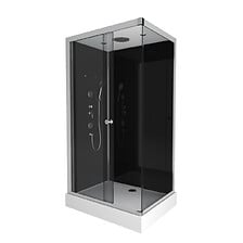 Projet de cabine de douche extérieur en toile de store à Uzès (30)