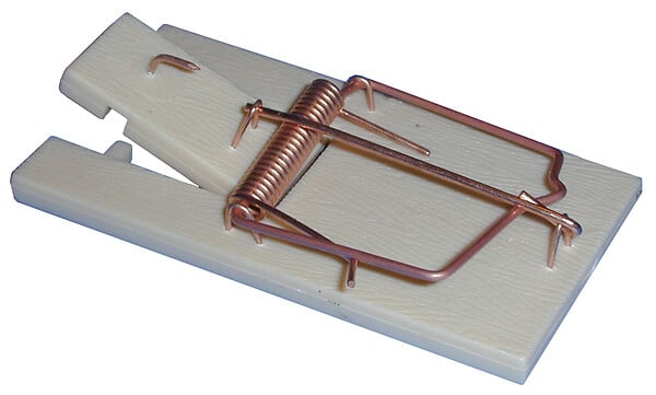 Piege a souris socle plastique en vrac LUCIFER | Bricomarché
