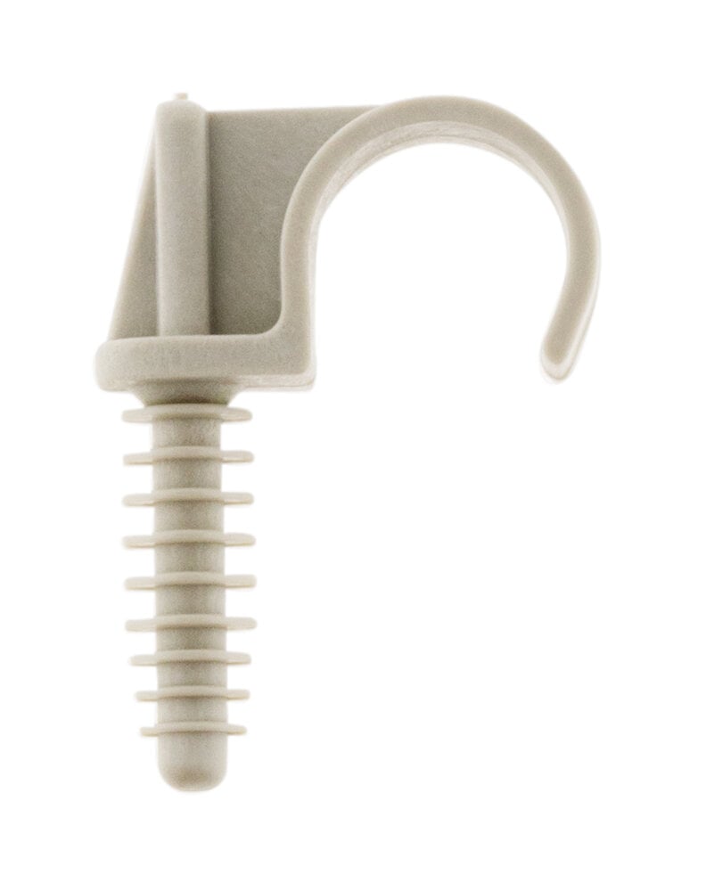 ZENITECH - 10 fixe-tubes - D20mm - Gris - large