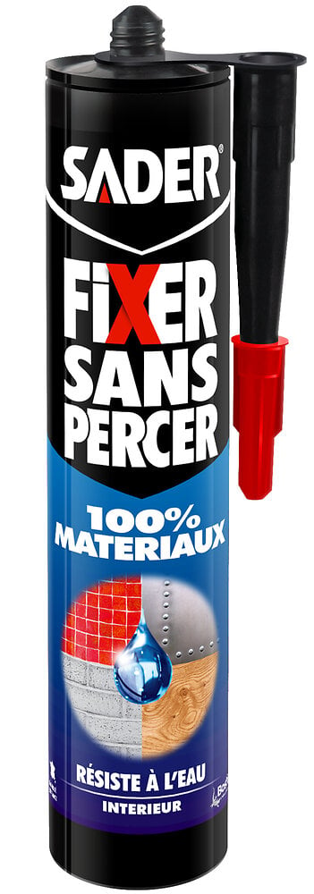 SADER - Sader fixer sans percer 100% materiaux cartouche 290ml - large