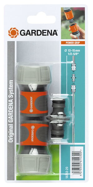Raccord d'arrosage aquastop Premium pour tuyau 13/15 mm - Gardena