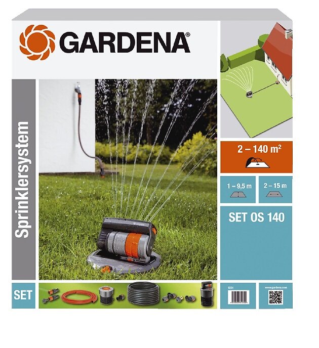 GARDENA - Kit Arroseur Oscillant Escamotable Os 140 - large