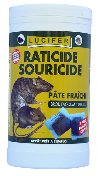 Raticide Pâte Brodifacoum 150g