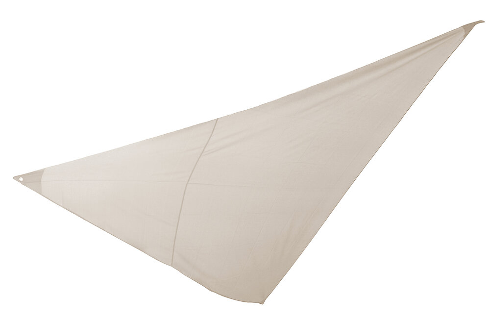 ESS.GREEN - Toile solaire triangle 3x3x3 mètres beige - large