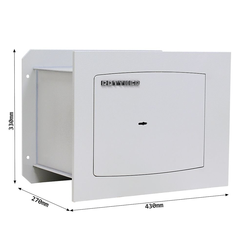 ROTTNER - Coffre Fort À Emmurer Rottner Wall Safe Delta 30 Serrure À Clé - large