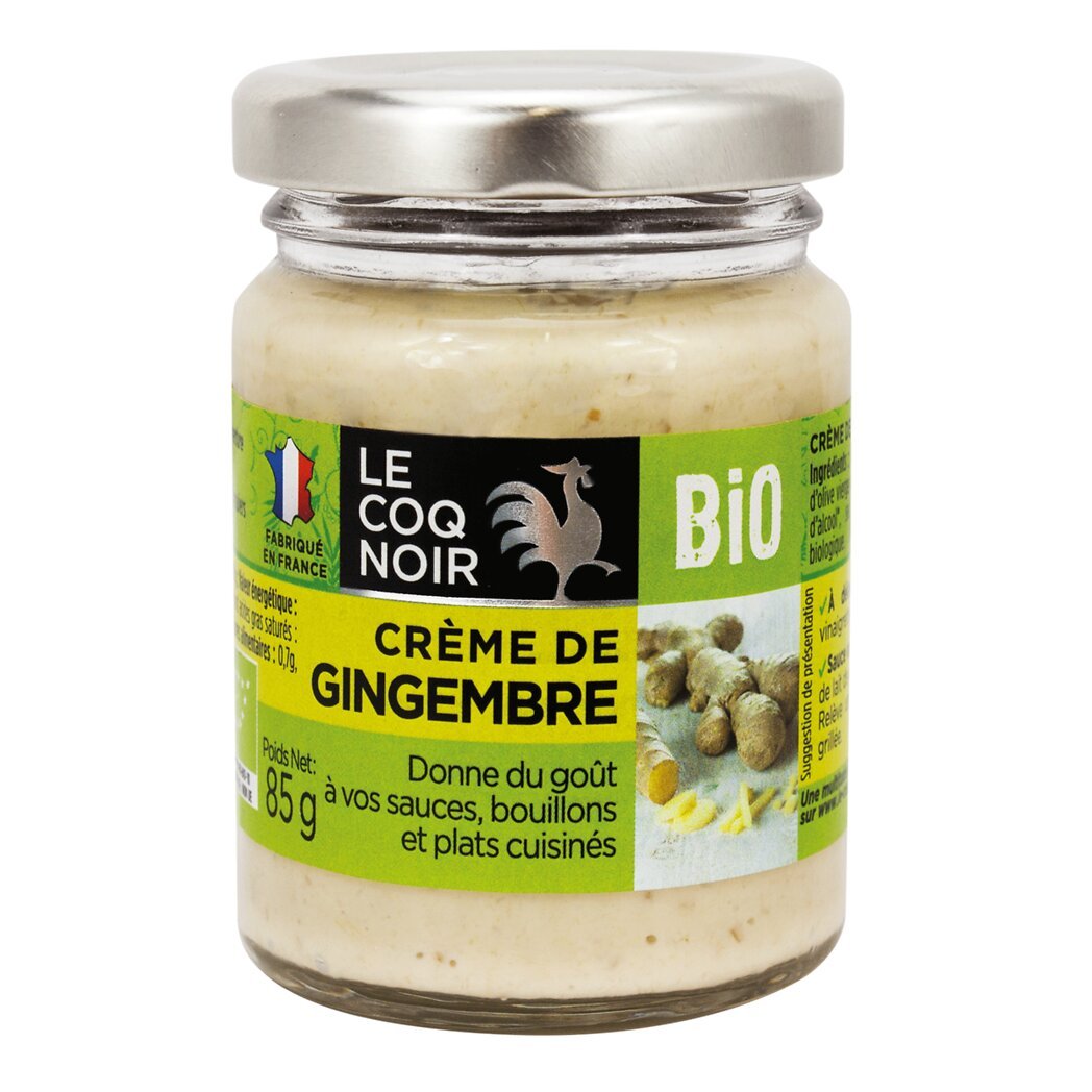 Crème de gingembre bio LE COQ NOIR : le pot de 85g à Prix Carrefour