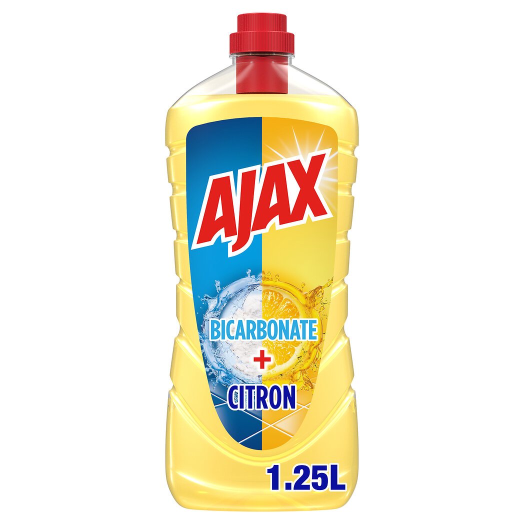 Ajax Ajax Boost - Nettoyant eco responsable sol et multi-surfaces bicarbonate et citron le flacon de 1,25l