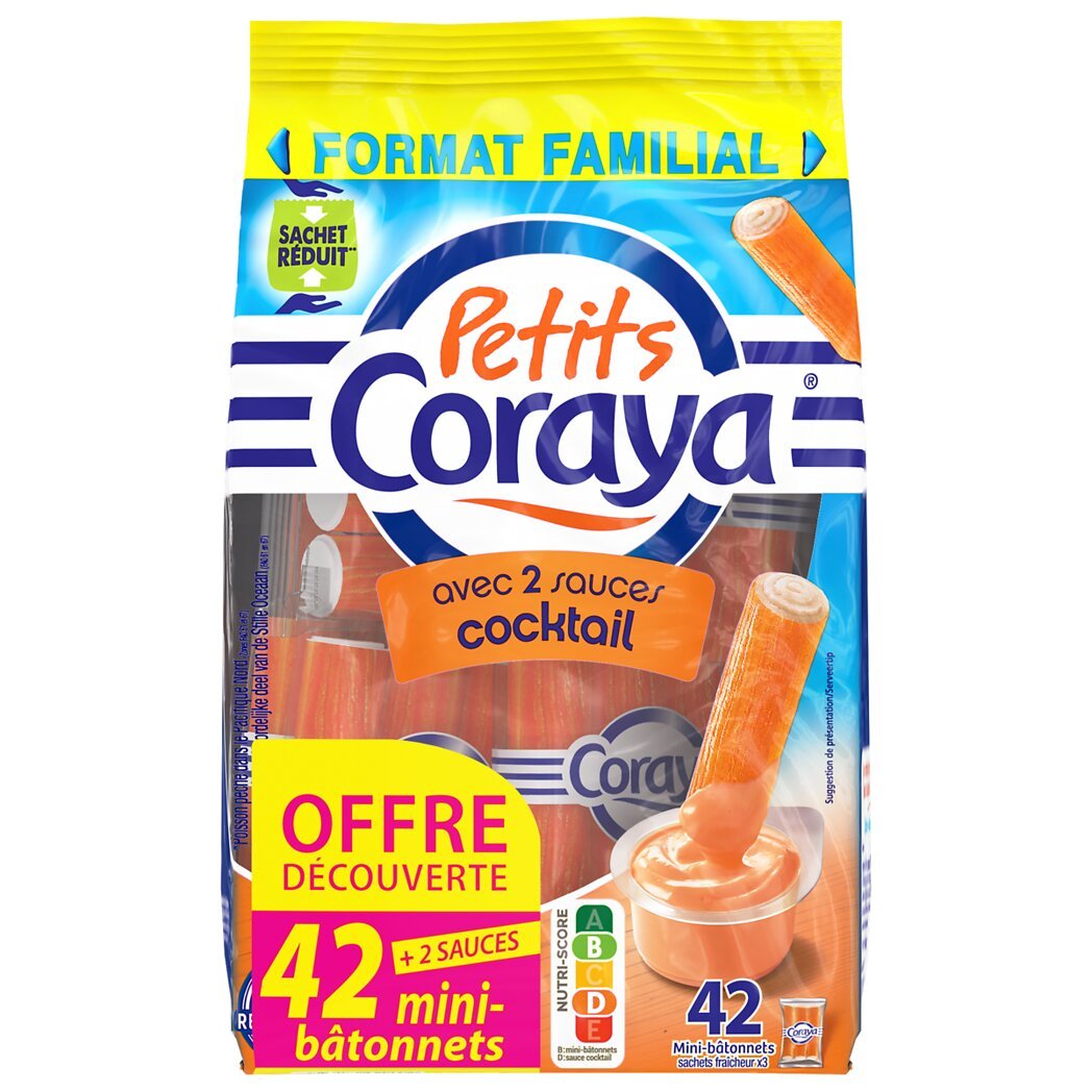 Coraya Coraya Mini surimi sauce cocktail le paquet de 42 pièces - 420g