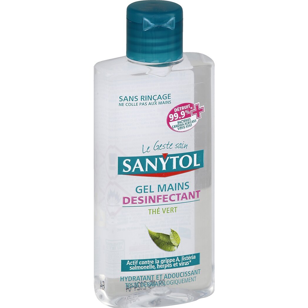 Sanytol Gel mains désinfectant, thé vert 