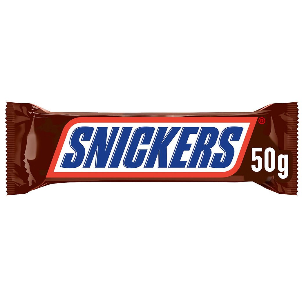 Barre de chocolat snickers 60g - Kibo