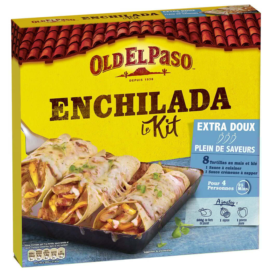 Kit Fajitas extra doux Old El Paso Intermarché