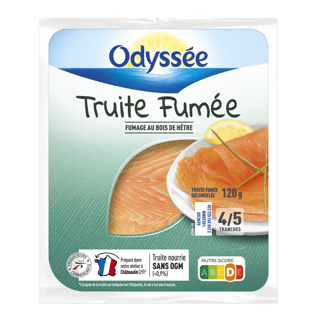 Truite fumée - Odyssée - 125 g