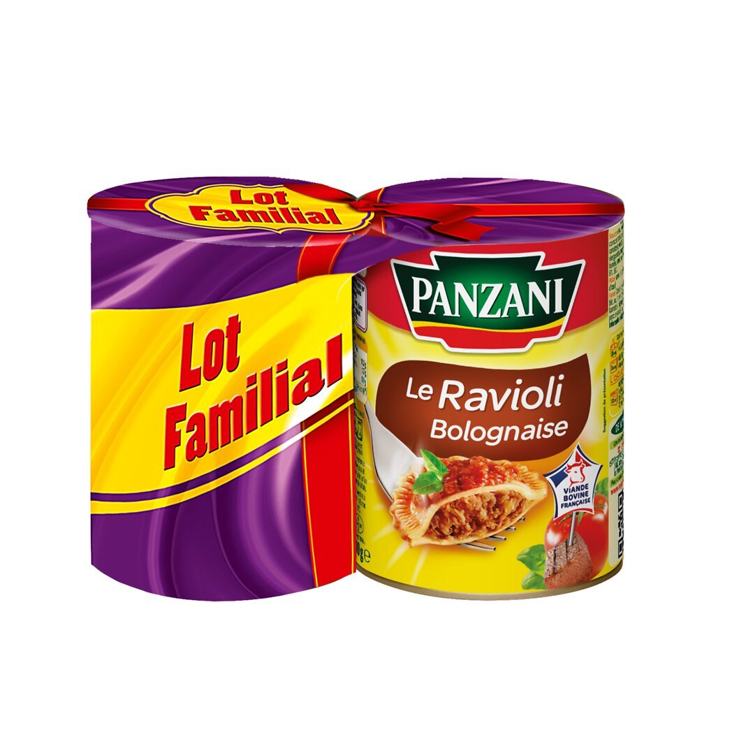 Ravioli sauce bolognaise Panzani - 800g
