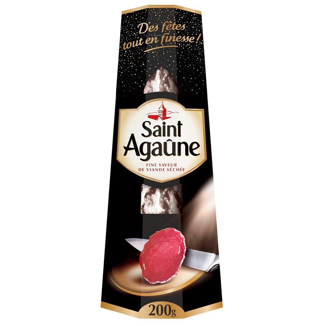 Saint Agaûne Saint agaûne Saucisson sec la pièce de 200g