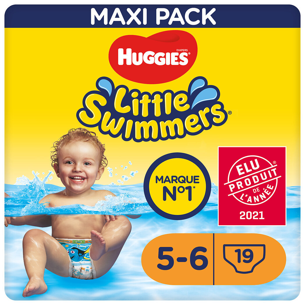 Little Swimmers Huggies Little Swimmers - Culottes de bain taille 5-6 Le paquet de 19 culottes