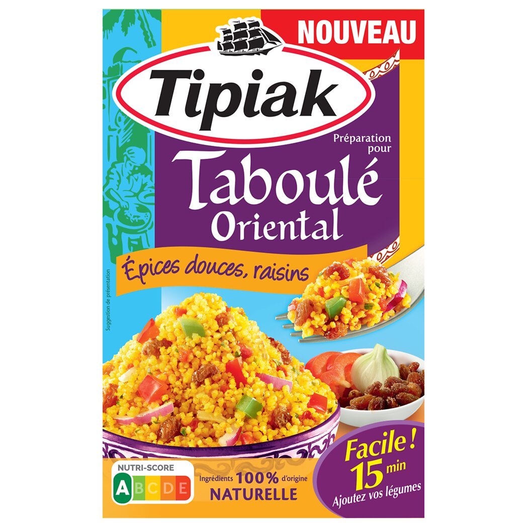 Tipiak Tipiak Taboulé oriental la boîte de 300g