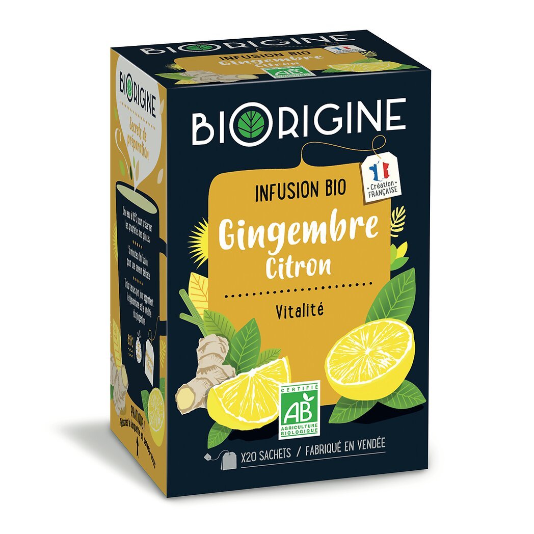 Infusion Bio ☆ Citron Frais Gingembre ☆ Infusions en Vrac