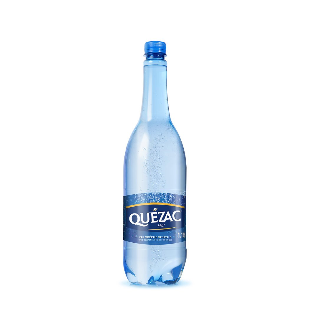 Eau minérale naturelle gazeuse Quézac Intermarché