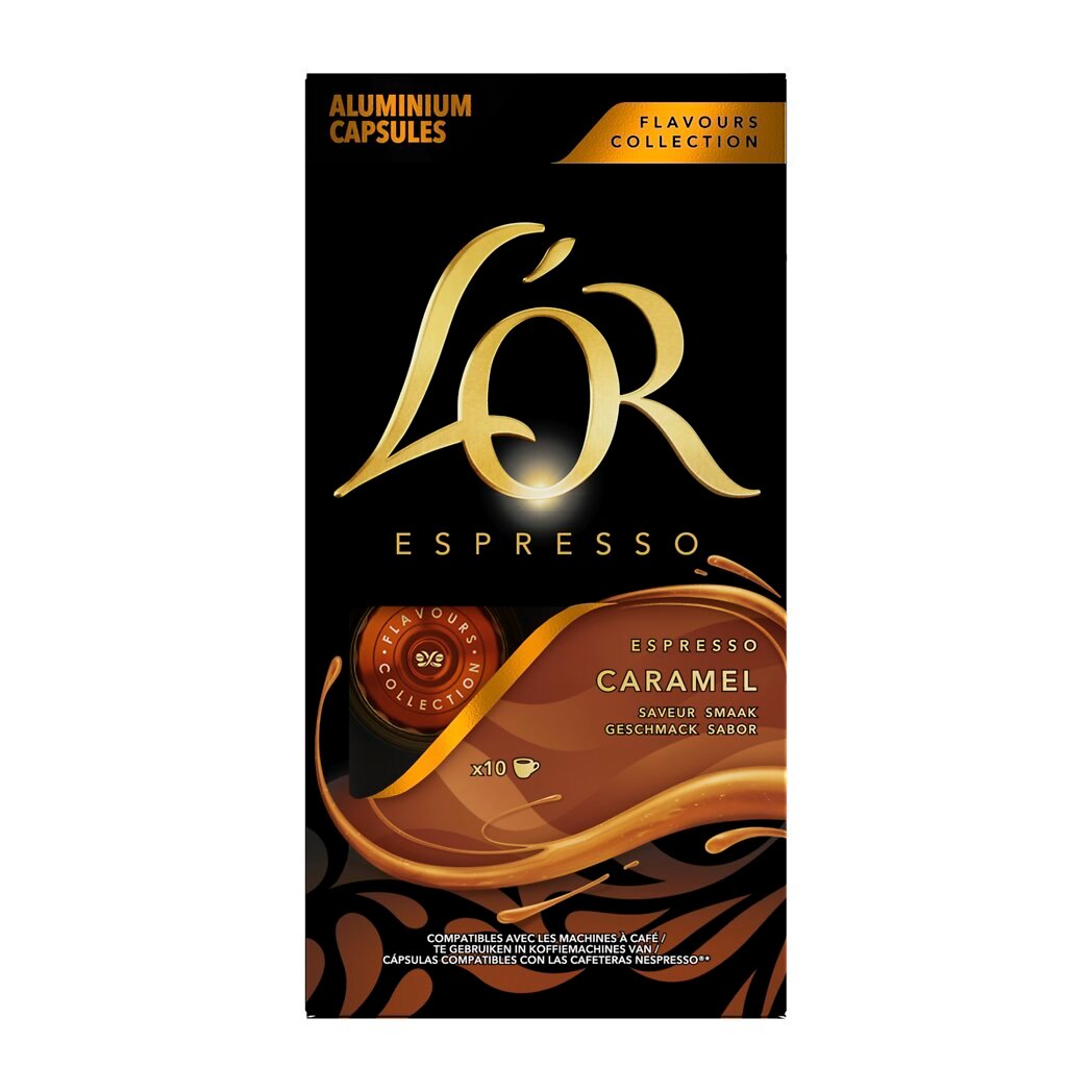 Maison du Café L'Or Espresso au caramel La boite de 10 capsules - 52g