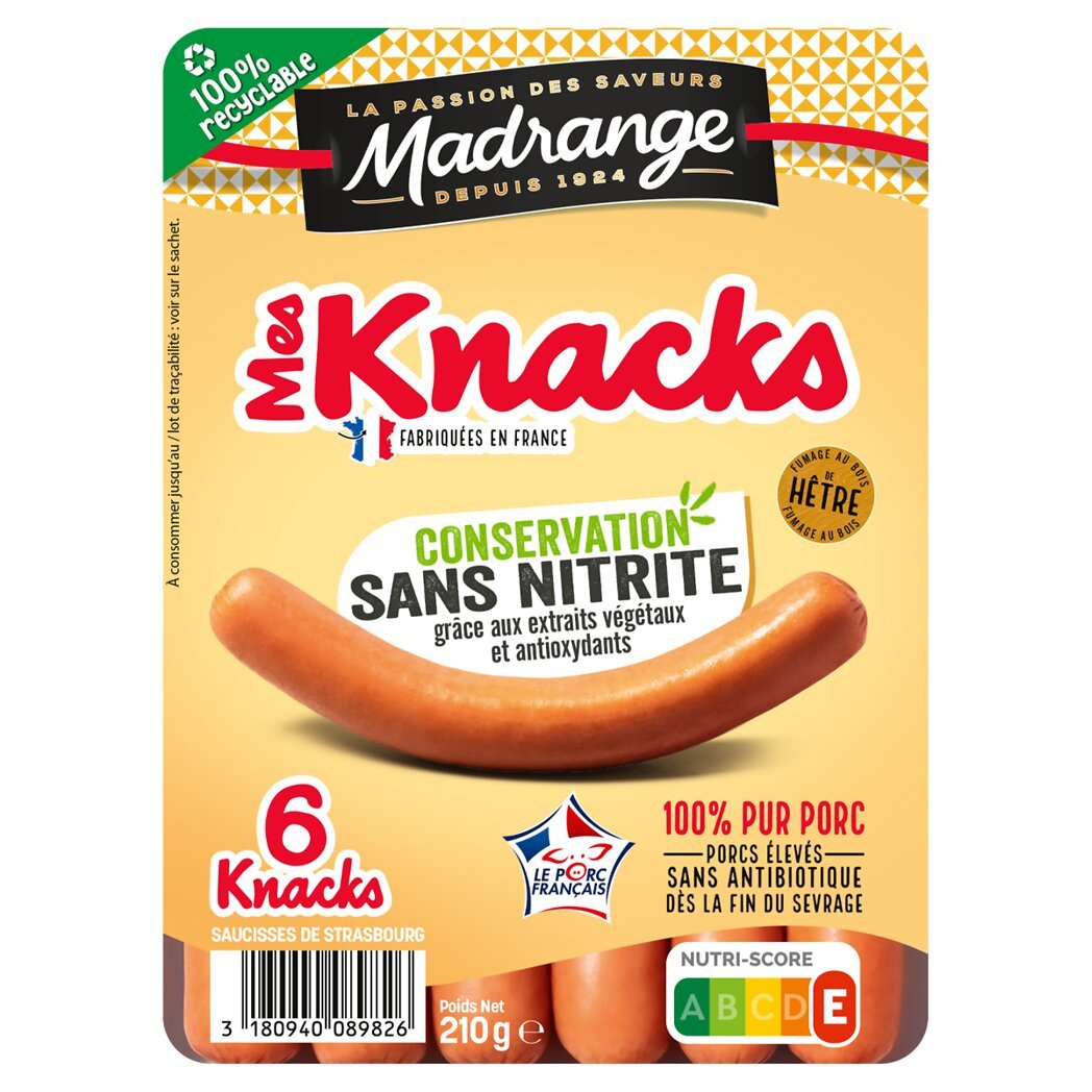 Knaki® : Des saucisses de Strasbourg 100% pur porc