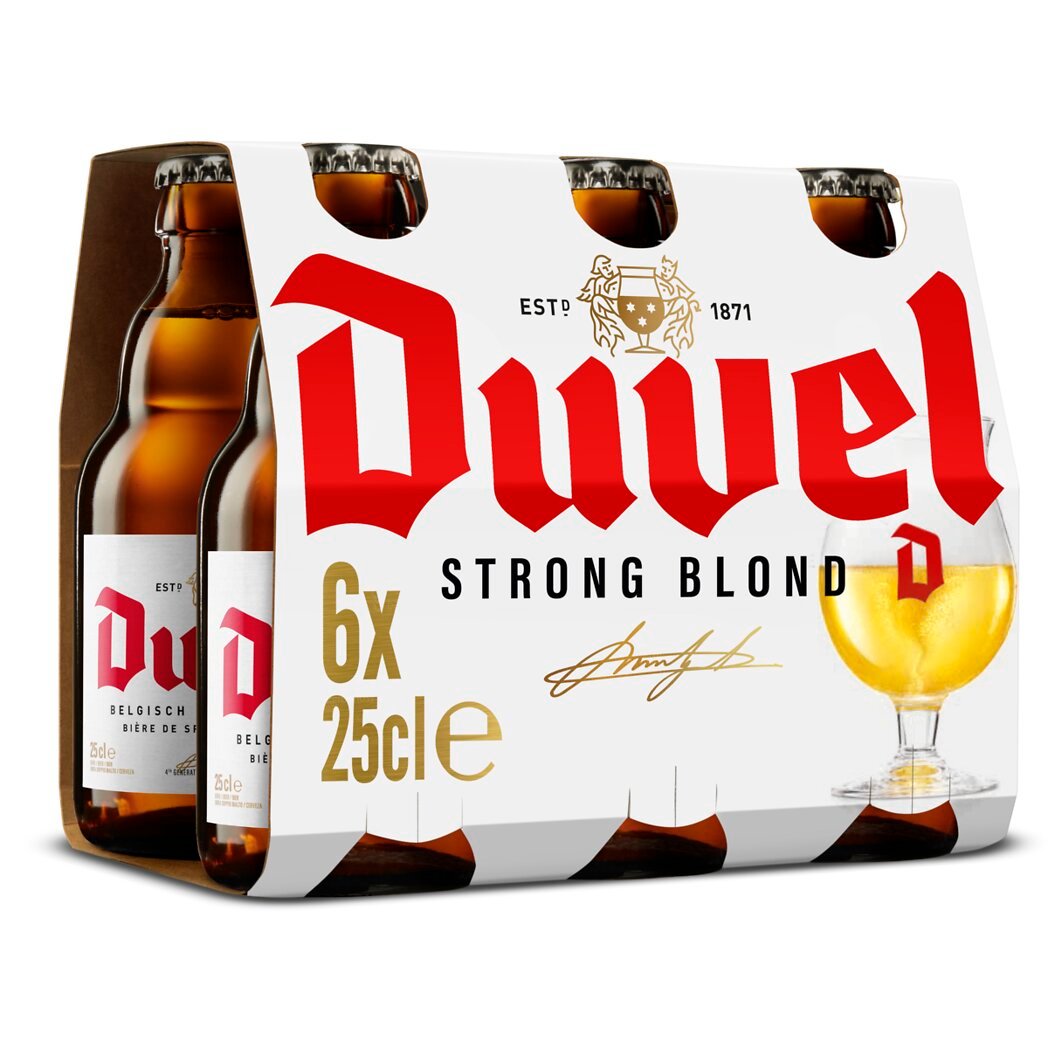 Duvel Duvel Bière blonde 8.5° le pack de 6x25cl - 150cl