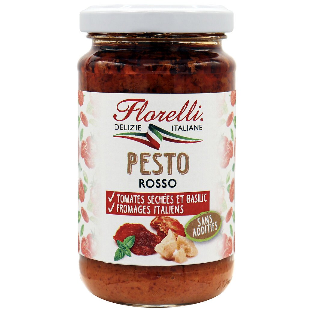 Florelli Pesto rouge Le bocal de 190g