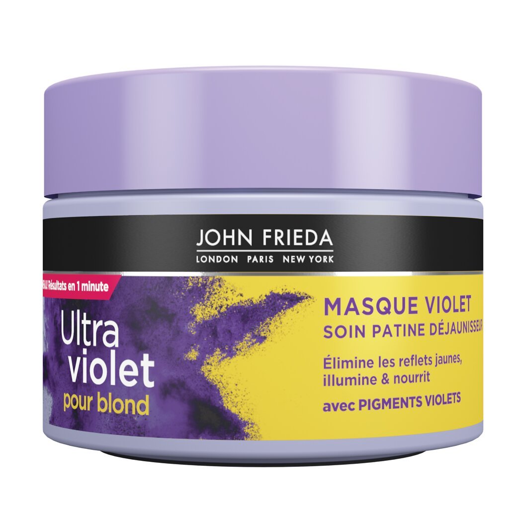 John Frieda Masque cheveux Ultra Violet pour blond Le pot de 250ml