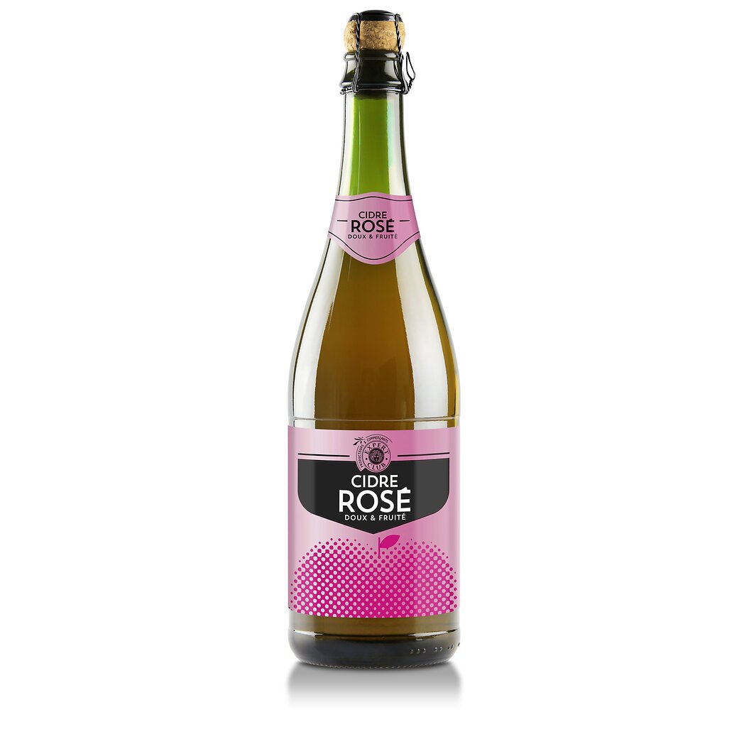 Cidre rosé Les Festifs 2,5°, bouteille verre de 75cl - Super U, Hyper U, U  Express 