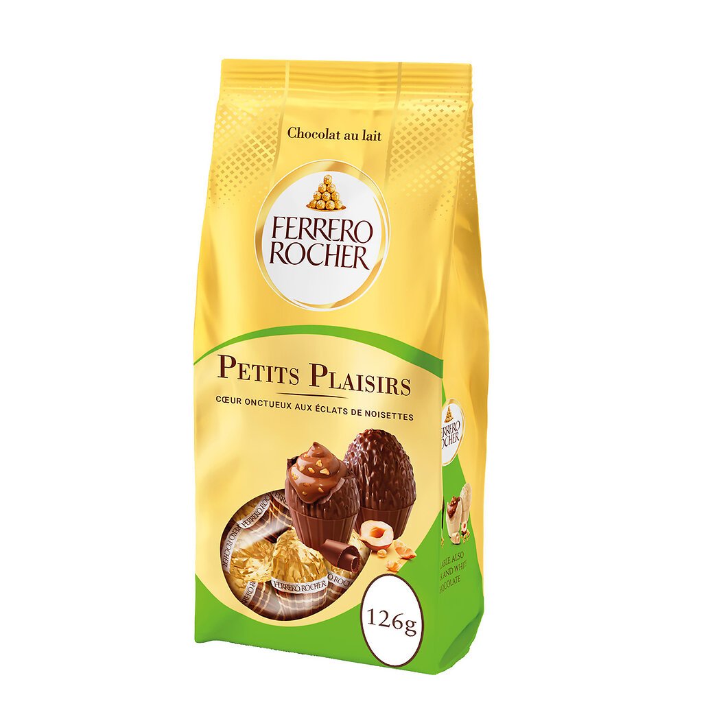 Ferrero Rocher - Chocolat au lait - Petits plaisirs Le sachet de 126g