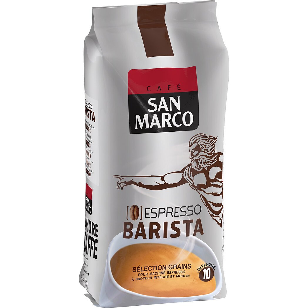 San Marco Café en grains espresso barista le sachet de 1kg