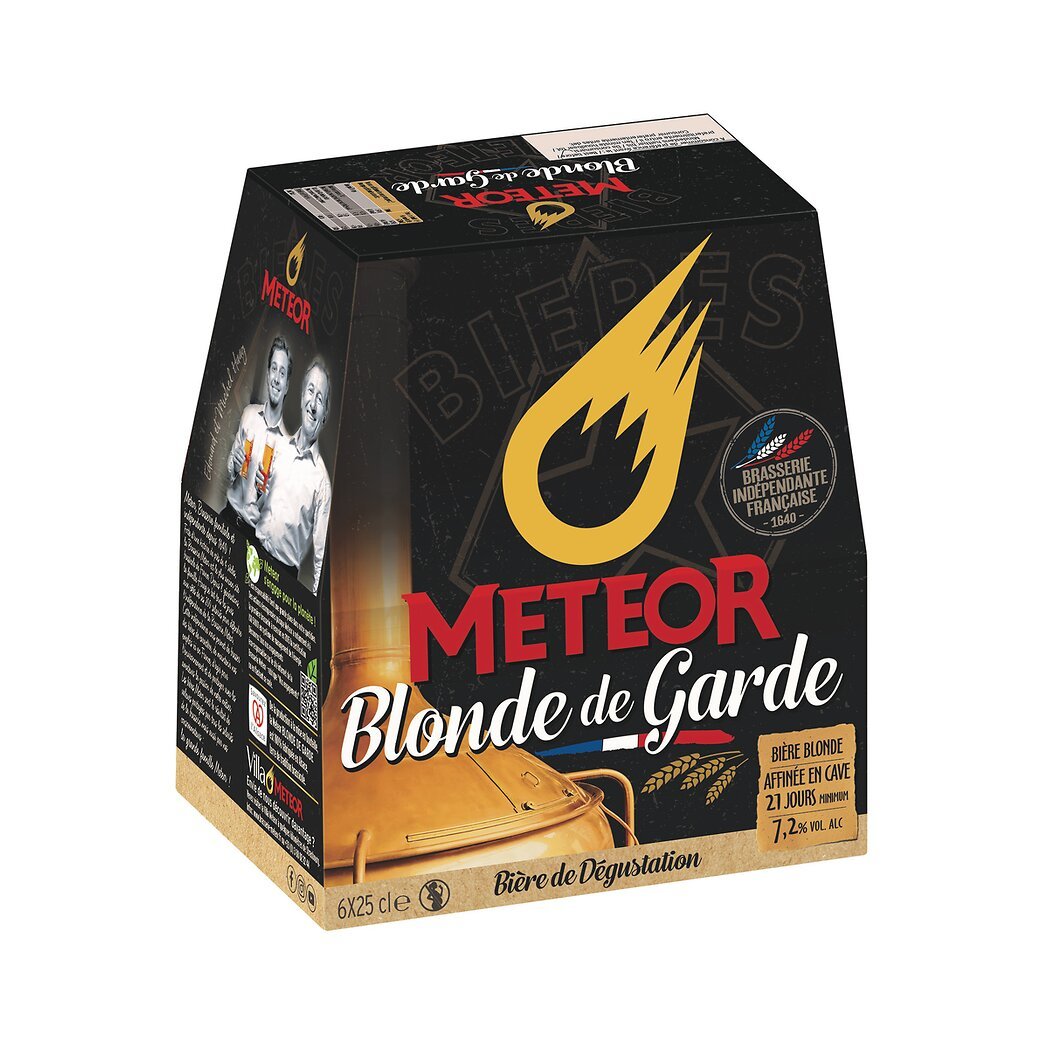 Meteor Pils Meteor Bière blonde de Garde les 6 bouteilles de 25 cl